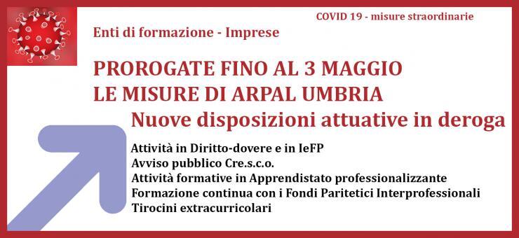 ARPAL UMBRIA - NEWS COVID-19